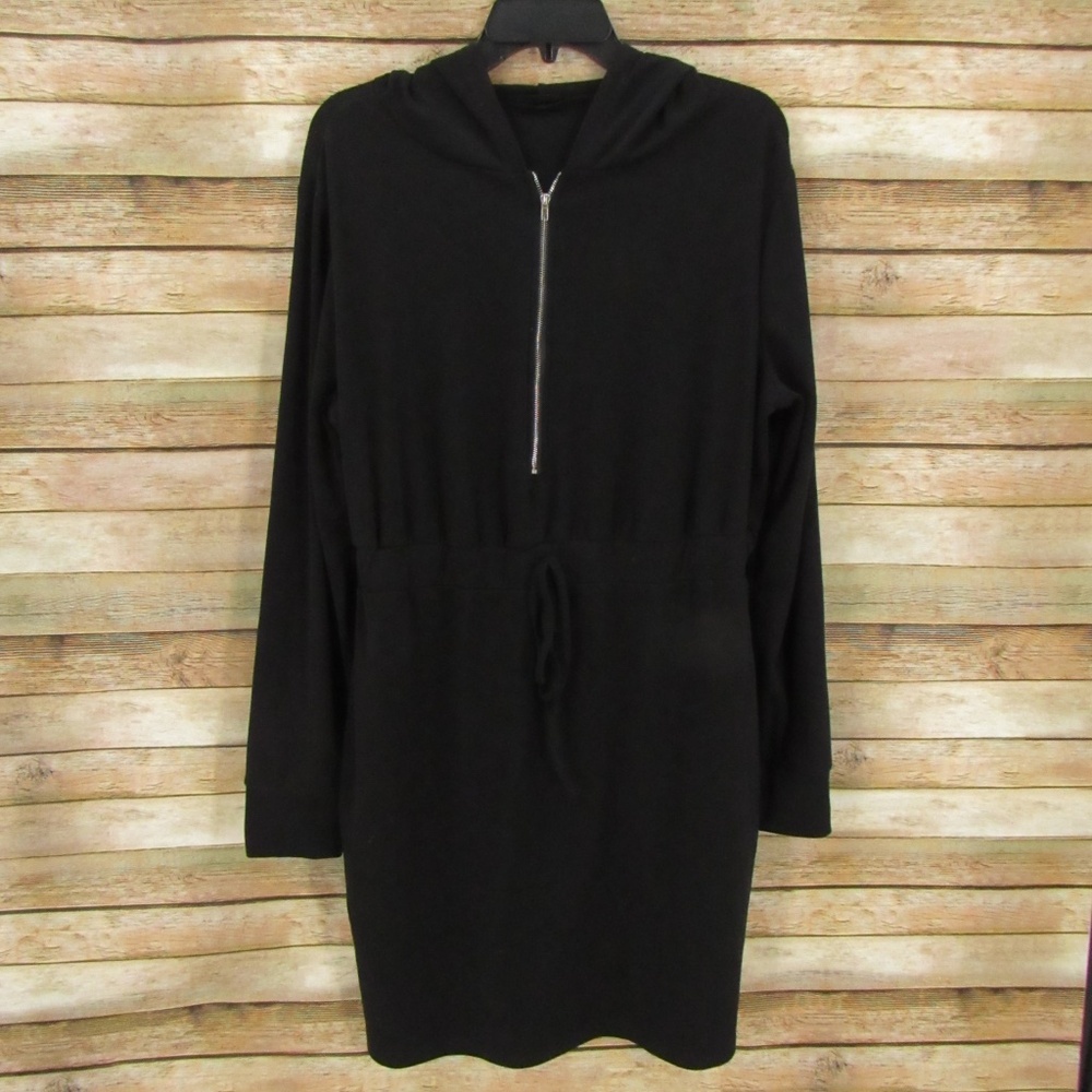 Pretty Garden 1/2 Zip Hoodie Dress XL